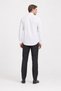 White Hard Collar Long Sleeve Comfort Fit Cotton Shirt 1004265051 - 5