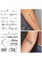 ملصق وشم مؤقت مقاوم للماء بتصميم كلمات إبداعية (ورقة واحدة) - 4