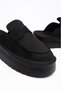 Women's Black Thick Soled Daily Comfortable Slippers - 4