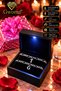 Men's Steel Lettered Couple Bracelet - 5mm Figaro Model Lettered Couple Bracelet in Lighted Box 316 L Stainless Steel Gift for Lover, Spouse Bracelet