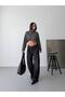 Trend Special Waist Design Wide Leg Loose Fit Denim Jeans - 6