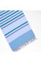 Wavelux Beach Towel Grey Green - 100% Recycled Cotton Fouta 200 x 100 cm - 3