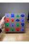 3D Printing English Labeled Shape Recognition Puzzle Board - 16 Geometric Shapes, Cognitive Development and Ke - 2