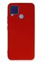 Realme C15 Compatible Case Nano Velvet Silicone - Red - 4