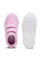 Girls Courtflex V3 V PS Hook & Loop Ankle Sneakers - 5
