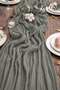 Bohemian Tulle Runner Tablecloth – Elegant Sophistication and Modern Table Decor - 3