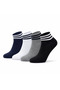Boys' 4-Piece Cotton Striped Bootie Socks Breathable Flexible Daily Sports School Socks Comfortable and Durable - 6