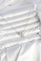 Brass Silver Color Minimal Star Model Women's Necklace - 2