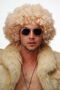 Gold Color Curly Afro Bonus Wig Hair Party Wig Platinum Gold - 3
