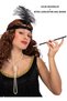 1920& # 39;Ler Gatsby Accessory Set? Black Charleston Hair Band & Cigarette Holder