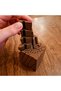 3D Printing Twisting Cube - Mechanical Rotating Puzzle Cube-Brown - 2