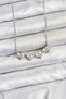 316L Steel Chain Silver Color Openable Clover Model Women's Necklace - 5