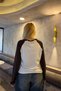 Cycling Collar Garnished T-Shirt - 2