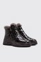 Genuine Leather Fur 240Kza2704-1 Mink Crocodile Women's Classic Boots - 4