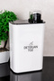 1 Piece White 3000 ml Self-Scaled Model Powder Detergent Label Detergent Dispenser Set Storage Container Set