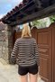 Cycling Collar Stripe Detail Knitwear - 6