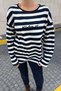 Cycling Collar Stripe Detail Manifest Embroidered Sweatshirt - 3