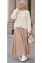 Women's Thessaloniki Knitted Ripped Detailed Oversize Crew Neck Sweater - 3