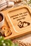 Espri Themed 2-Compartment Laser-Engraved Bamboo Coffee Presentation Stand "They Say He Even Did It When He Didn'T Want To" - 5