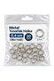 Paracord Accessory Bracelet, Hobby Connection Metal Round Ring 0.4 cm Nickel Color**20 Pcs
