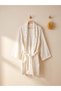 Bathrobe - Ecru - Plain - 2