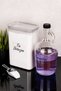 1 Piece 3000 ml Acrylic & 1 Piece 1500 ml Glass Gallon Bottle Detergent Set with Scale Gift Powder Softener Labeled Detergent Container - 3