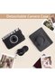 حافظة واقية لكاميرا Instax Mini EVO الفورية - مصنوعة من الجلد الصناعي الفاخر بملمس الليتشي لكاميرا Fuji Mini EVO C - 4