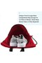 Drawstring Backpack Bag with Shoe Compartment String Cinch Sackpack for Unisex - 3