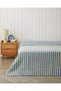 Luno Cotton Acrylic Double Blanket 200X220 cm Navy Blue
