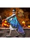 Halloween Butterfly Wings Costume for Girls Butterfly Cape for Kid Fairy Wing Halloween Costumes Dress Up Shawl(3pcs-blue) - 4