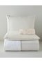 Refined Grid Cotton Double Bed Sheet Duvet Cover Set 200X220 cm Beige