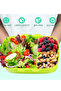 850ml Kids & Adults Bento Lunch Box, Multi Compartment Leakproof Food Container, BPA Free Food Grade PP, Built-in Storage for Spoon & Fork - 2