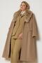 Fur Coat with Belt 90652