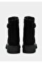 Black Leather Women's Boots - 4