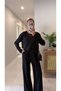Tersal Black Modal Pants - 4