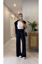 Tersal Navy Blue Modal Trousers