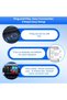 Mini Ultra 2-in-1 Wireless Android Auto for Android 11+ & Wireless CarPlay Adapter for iOS 10+, USB-C/A,Plug & Play, Low Latency,Mini USB Design for OEM Cars-Dark Blue - 3