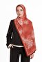 Coral Pattern Hebei Silk Shawl - 2