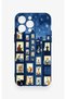 iPhone 14 Pro Max Compatible Starry Apartment Pattern Silicone Case - 2
