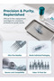 Dermapen Needle Cartridges 16 Pin 10PCS Replacement Heads Compatible with Dr Pen M8 M7S A6S Microneedling Pen - 2