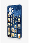 Poco X5 Pro Compatible Starry Apartment Patterned Silicone Case - 4