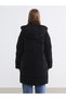 Xside Black Hooded Women's Puffer Jacket - 5