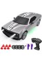 RC Drift Car Remote Control Car 2.4GHz 1:20 Scale 4WD 20KM/H High Speed Remote Control Cars Vehicle with LED Lights Drifting Tire 2Pcs Rechargeable Batteries Toy Cars for Adults Boys Girls (Silver)