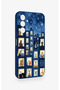 Samsung A54 Compatible Starry Apartment Patterned Silicone Case - 3