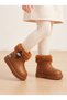 Children's Waterproof Rain Boots with Plush Detailing, Teddy Bear Figure, and Fur Inside - 5
