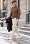 New Season Men's Shirt Collar Knitwear Sweater - 3