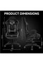 Gamer Chair with Footrest Computer Chair Gaming Chair - 3