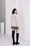 V-Neck Floral Stone Embellished Sweater - 6