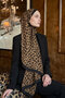 Leopard Leopard Pattern Shawl - 2