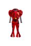 Girls Rise of Red Costume Kids Rise Red Dress Up Outfits for Halloween Cosplay 3PCS Set - 5